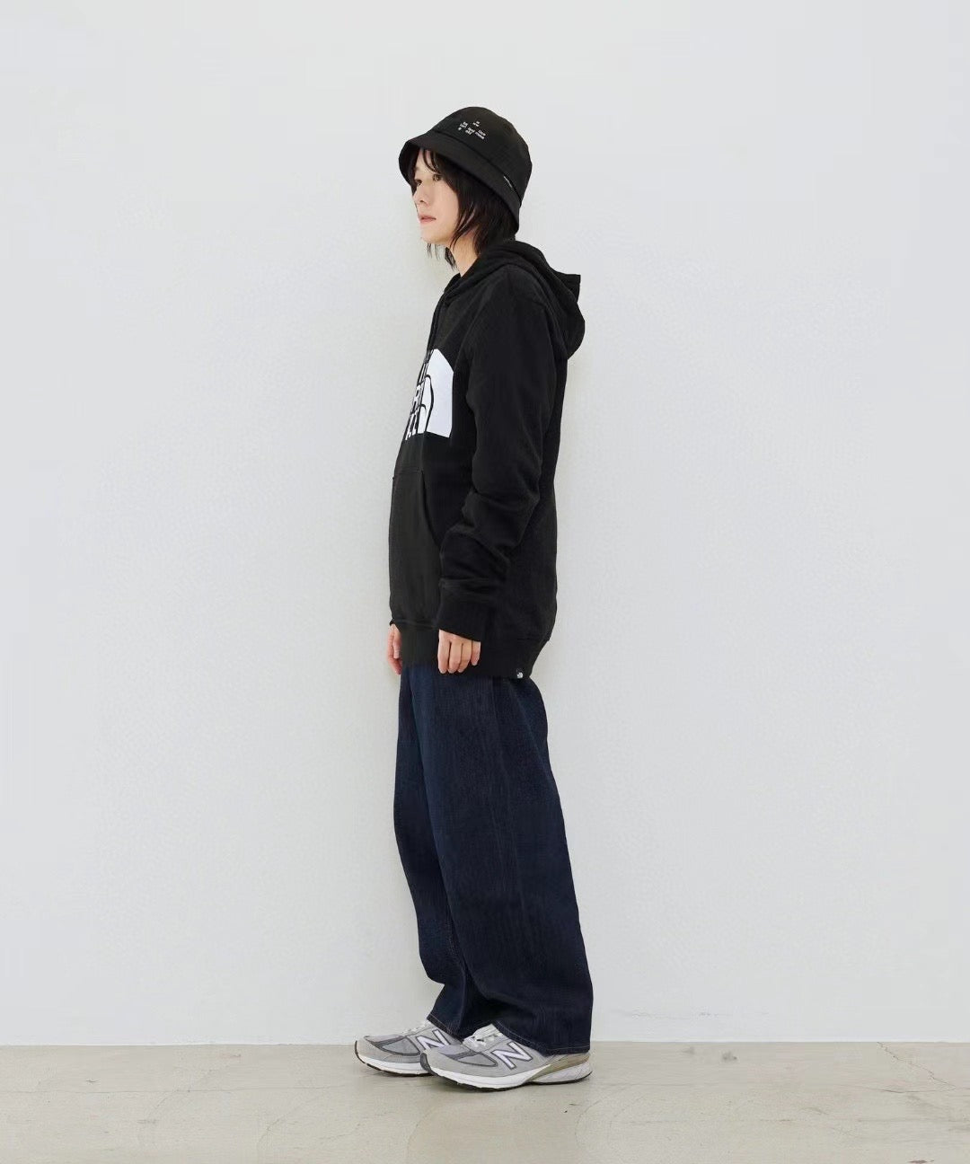 The north face印花hoodies