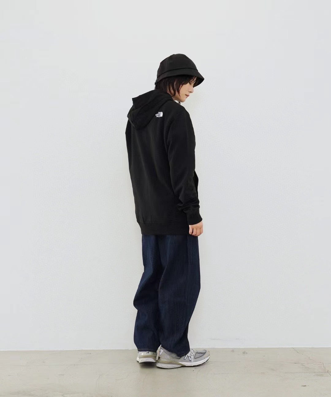 The north face印花hoodies