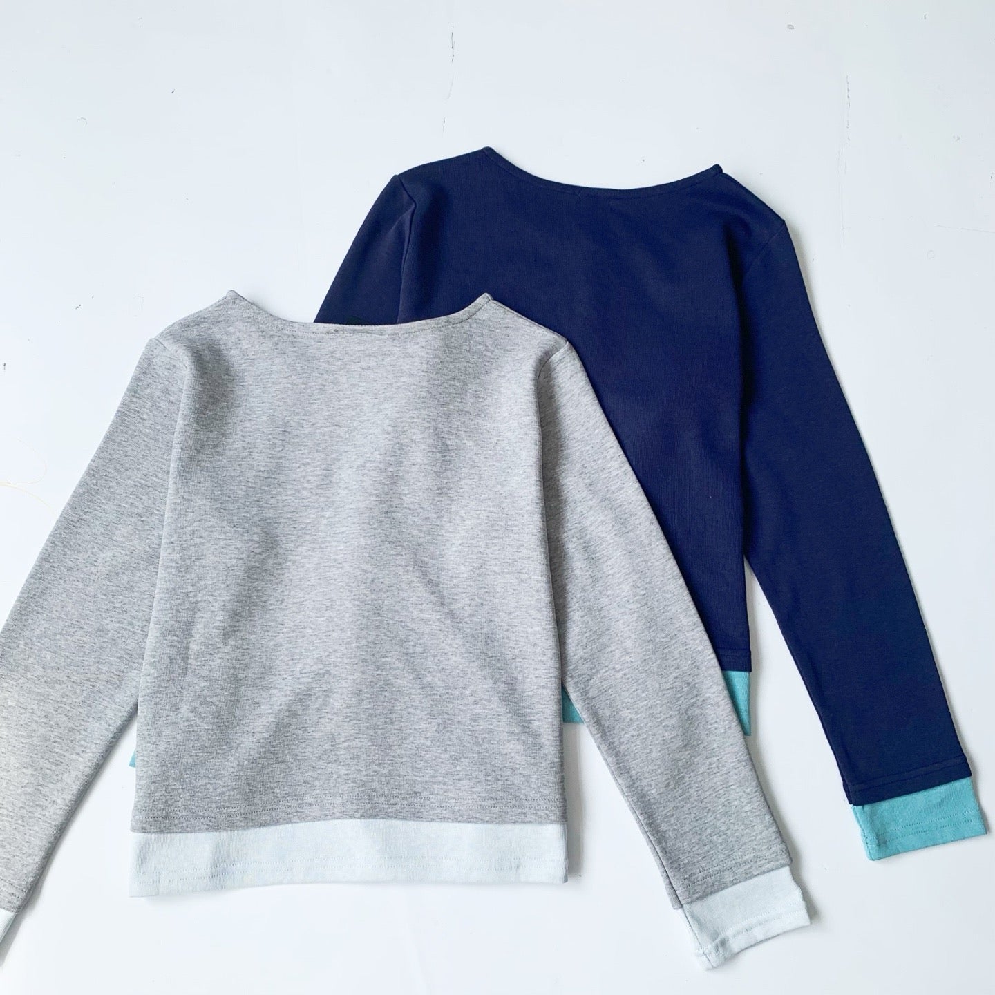 Agnes b 撞色cardigan
