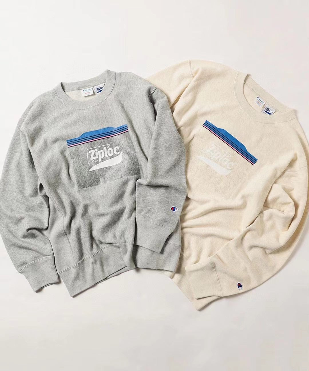 Beams x champion ziploc logo衛衣