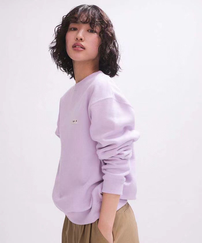 Agnes b 刺繡圓領衛衣