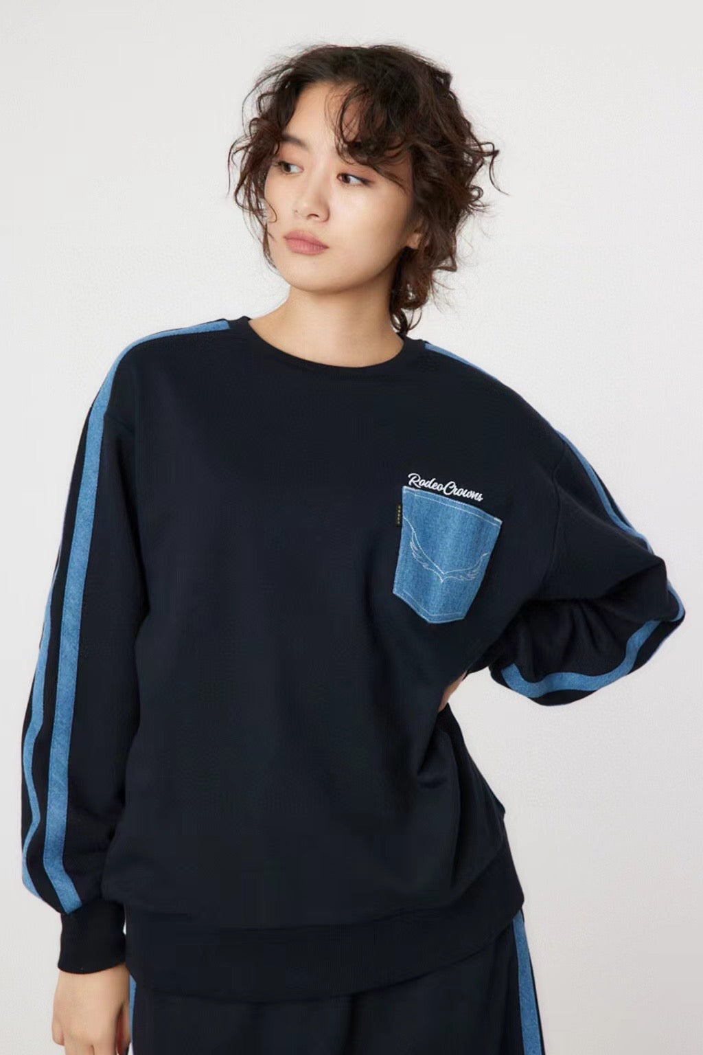 Rodeo crowns 牛仔接拼衛衣