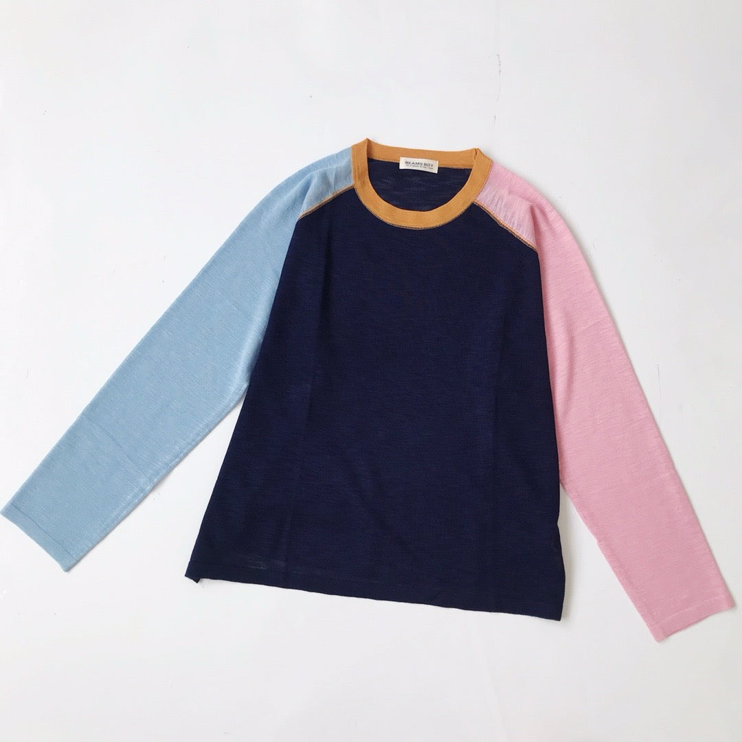Beams boy撞色tee
