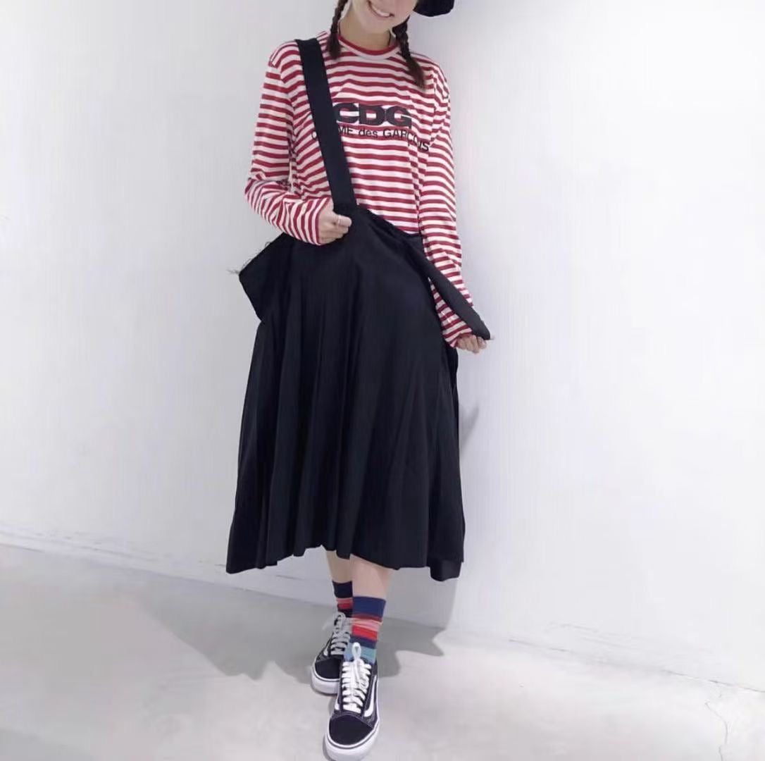 CDG 間條長袖tee