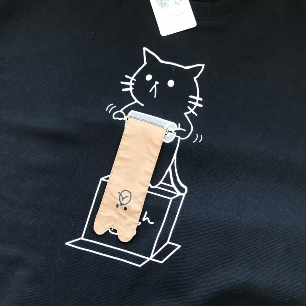 Scolar bear接拼衛衣