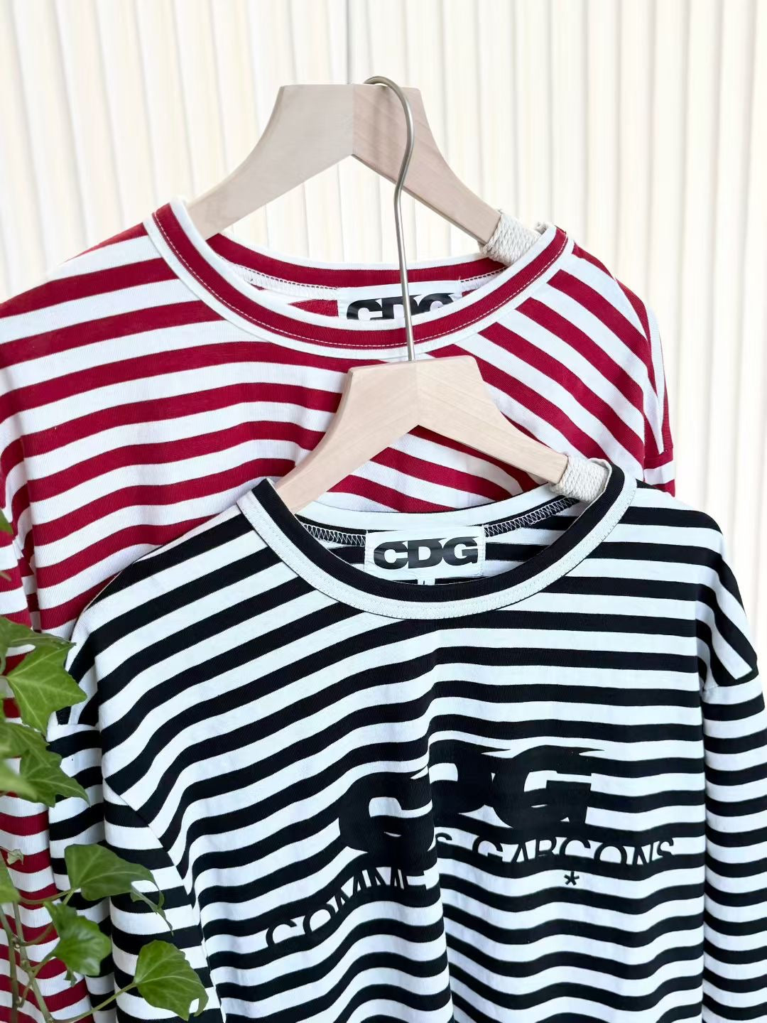 CDG 間條長袖tee