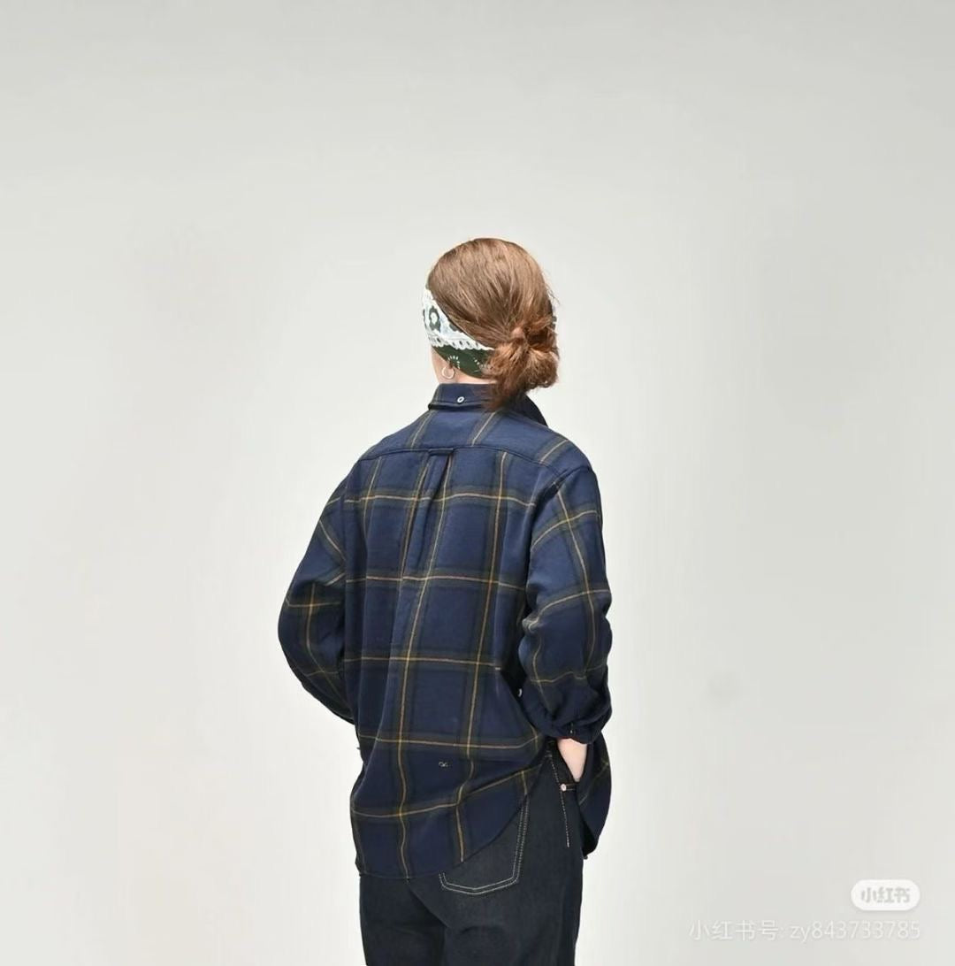 45R格仔裇衫