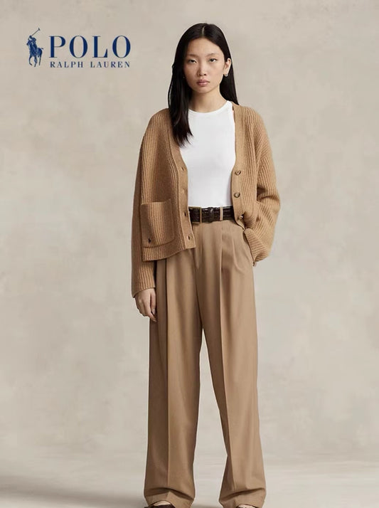 Polo針織V sharp外套