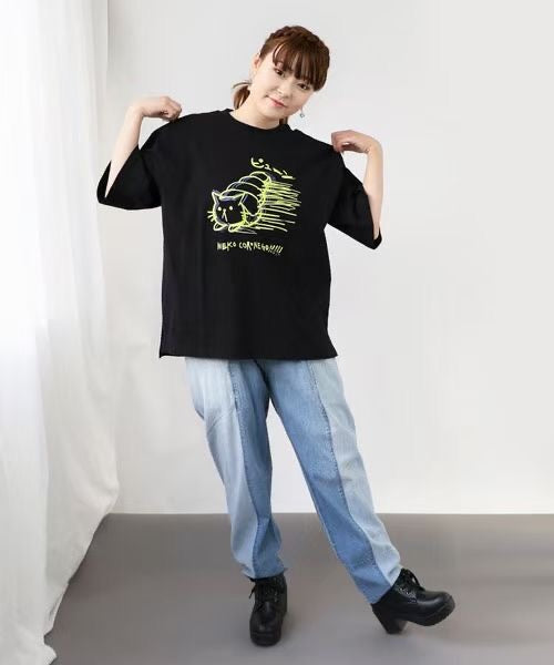 ScolarCat印花tee