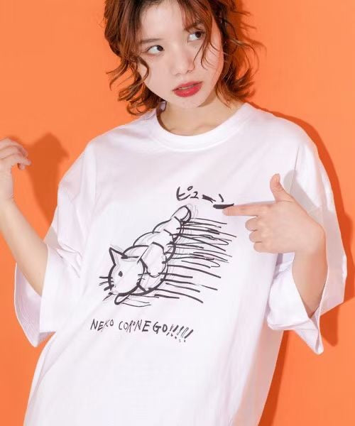 ScolarCat印花tee
