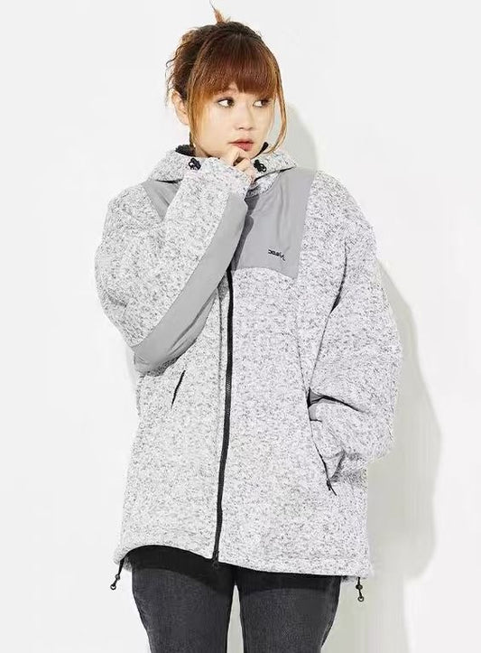 Xgirl 抓絨hoodies jacket