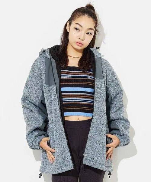 Xgirl 抓絨hoodies jacket