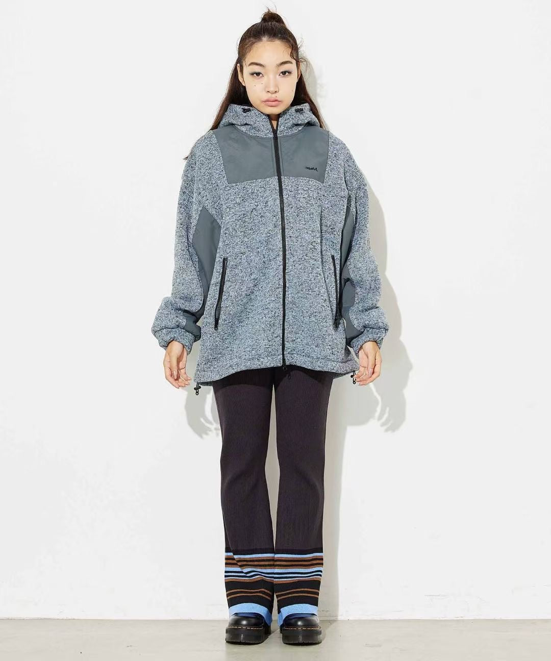 Xgirl 抓絨hoodies jacket