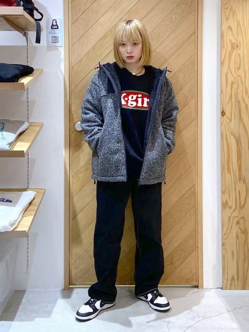 Xgirl 抓絨hoodies jacket