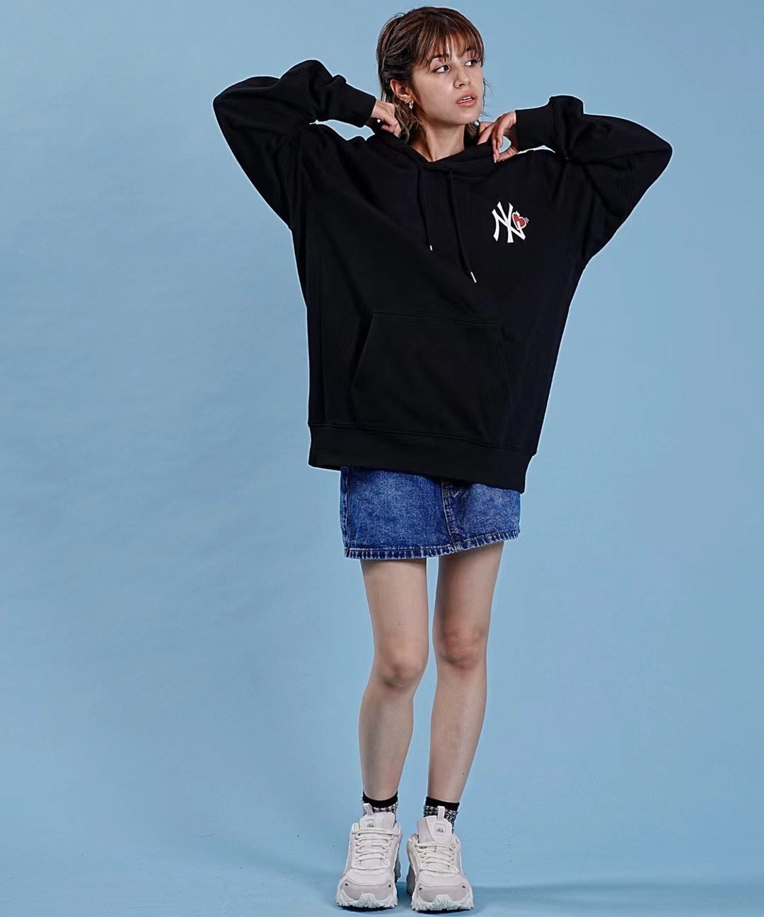 NY心心hoodies