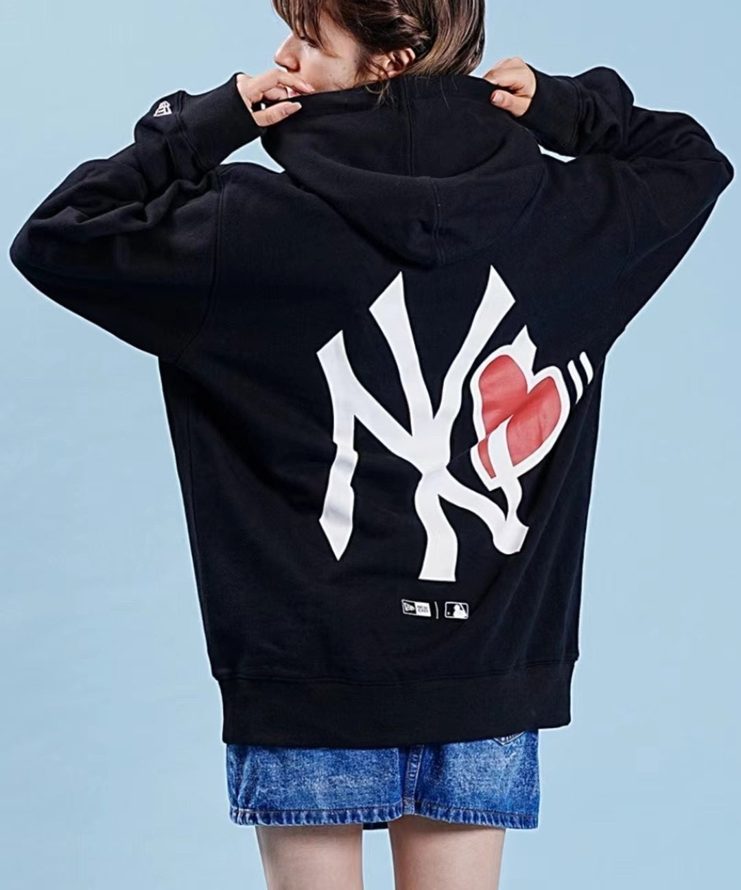 NY心心hoodies