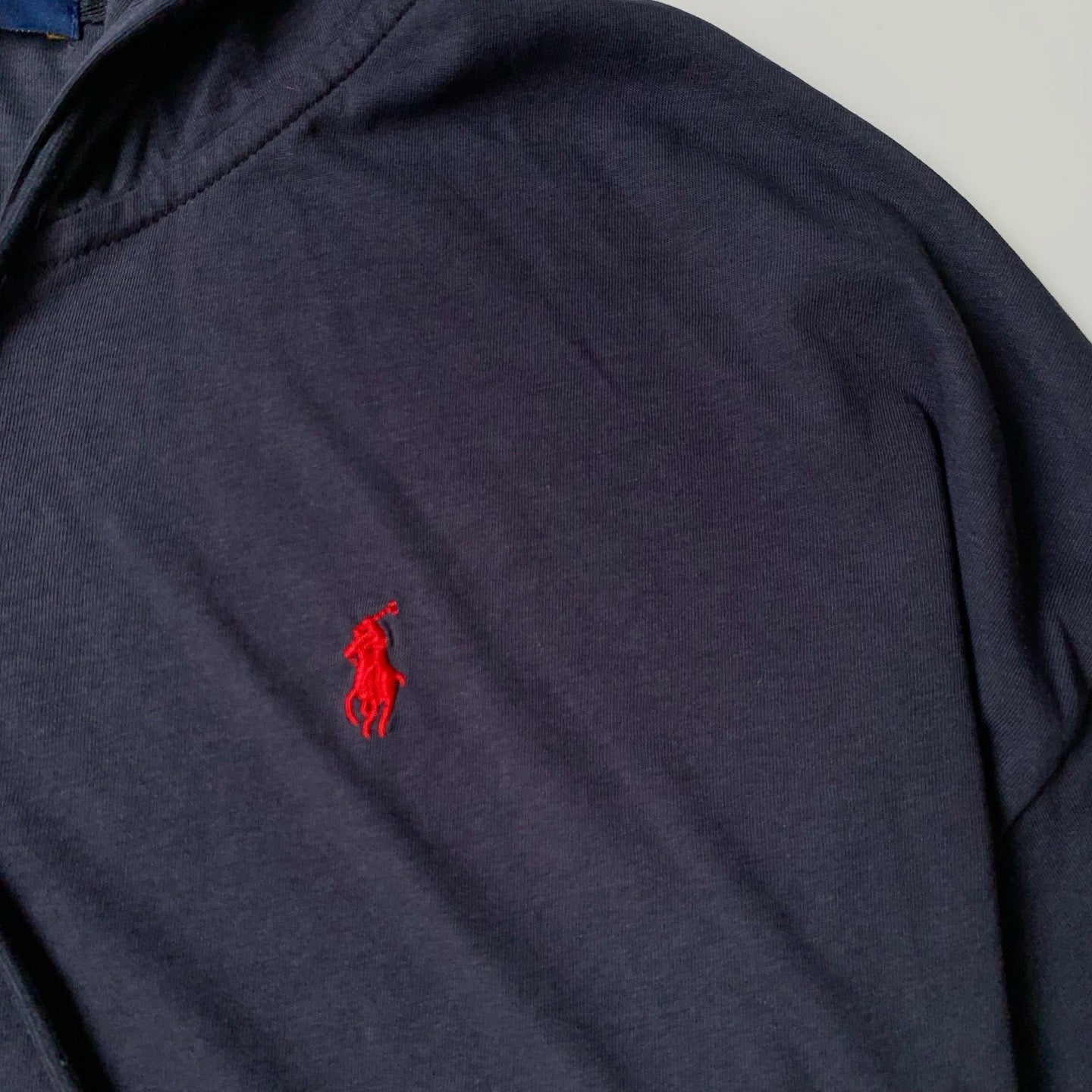 Polo薄身hoodies jacket