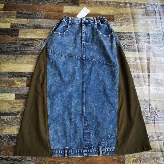 Scolar 接拼牛仔裙