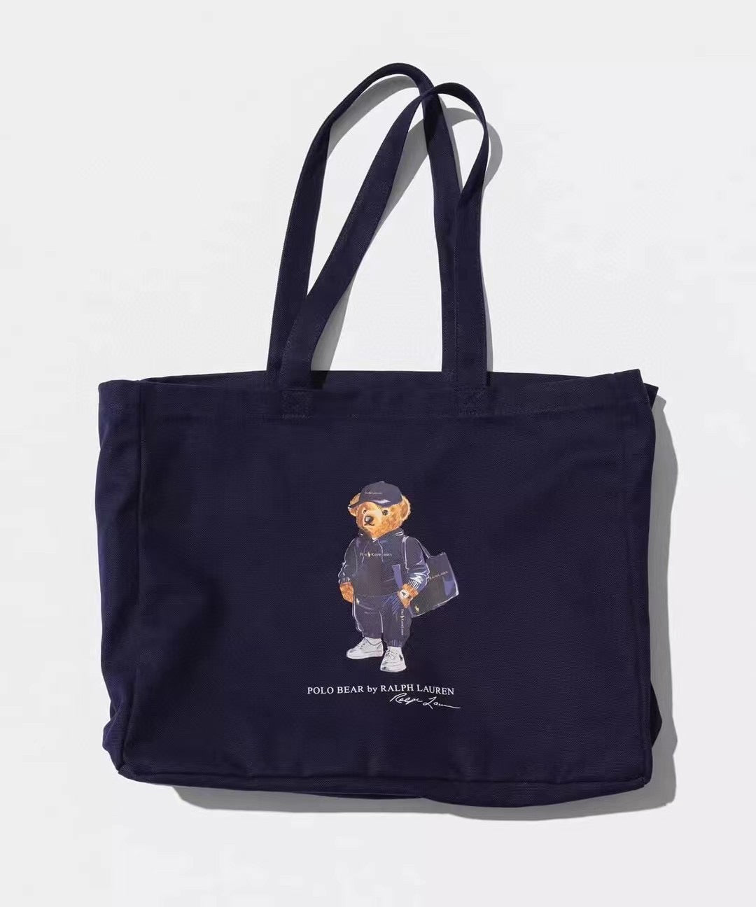 Polo bear tote bag