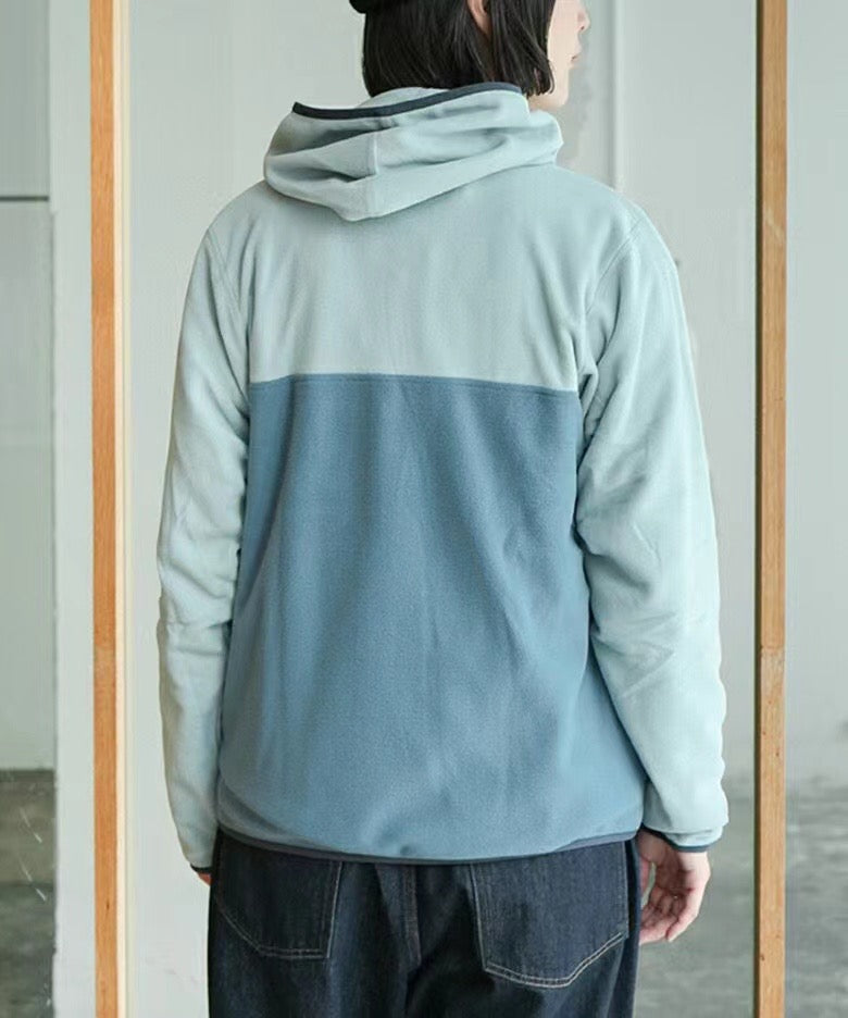 Patagonia撞色抓絨外套