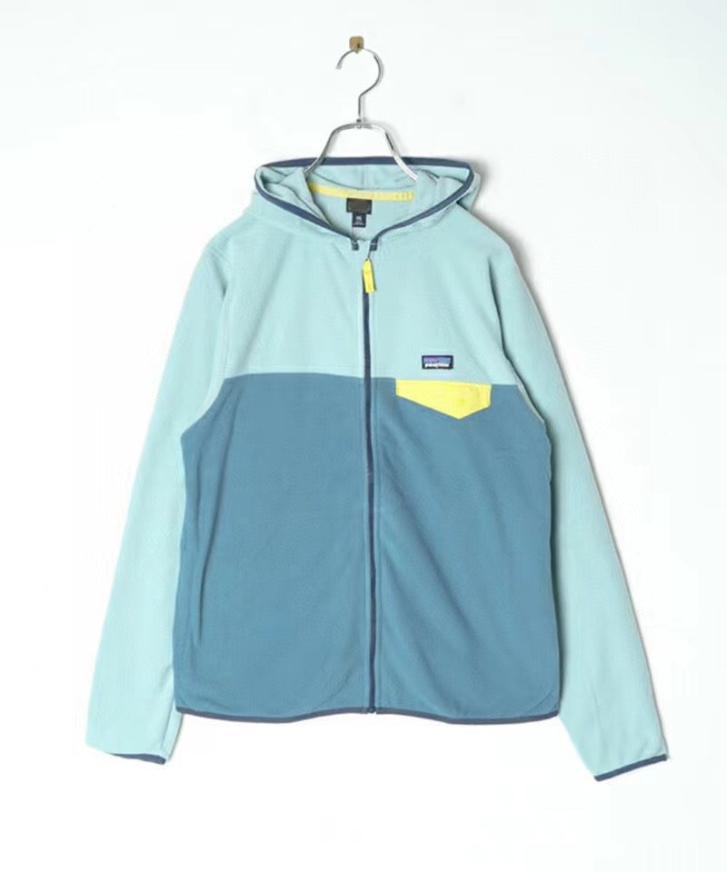 Patagonia撞色抓絨外套