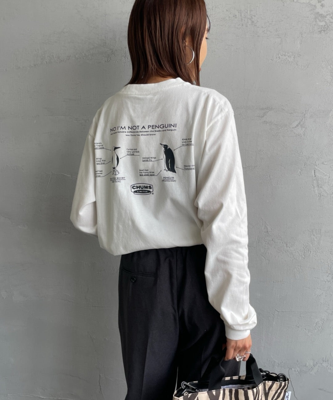 Chums 企鵝長袖tee