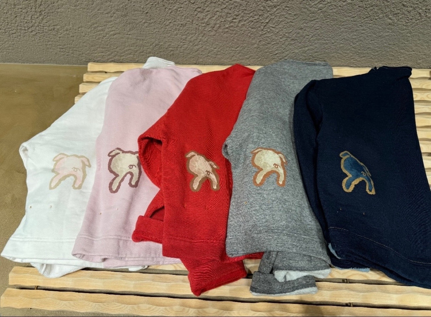 45R 小豬刺繡cardigan