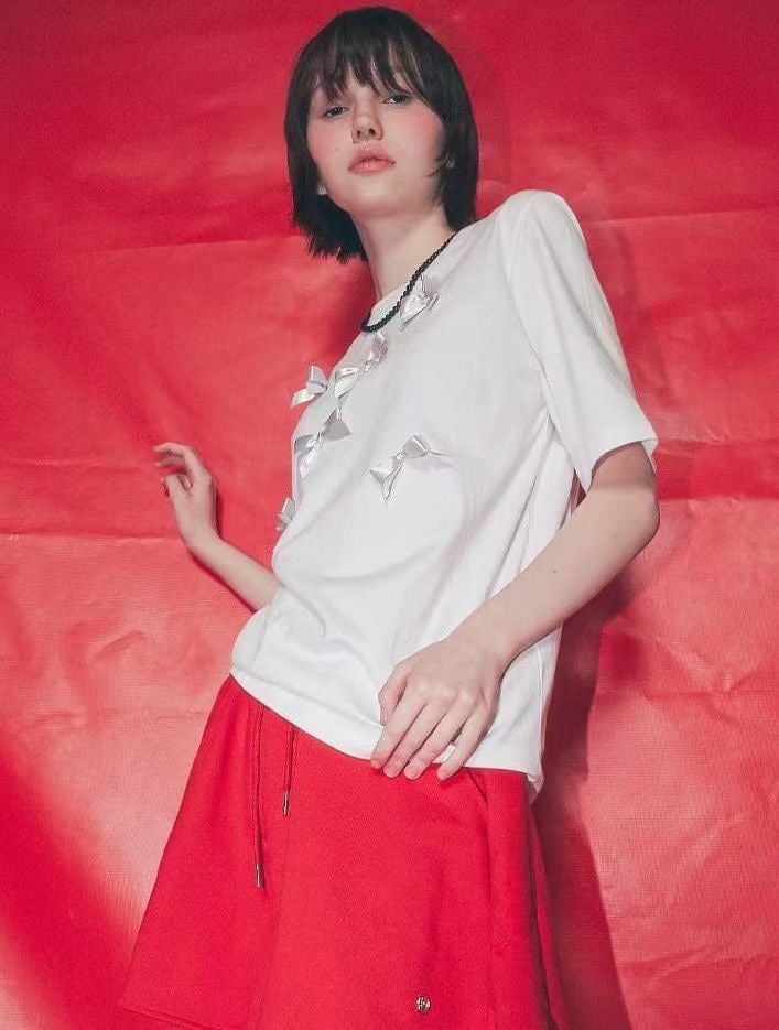 韓國RonRon立體蝴蝶tee