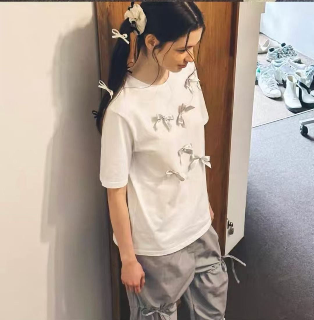 韓國RonRon立體蝴蝶tee