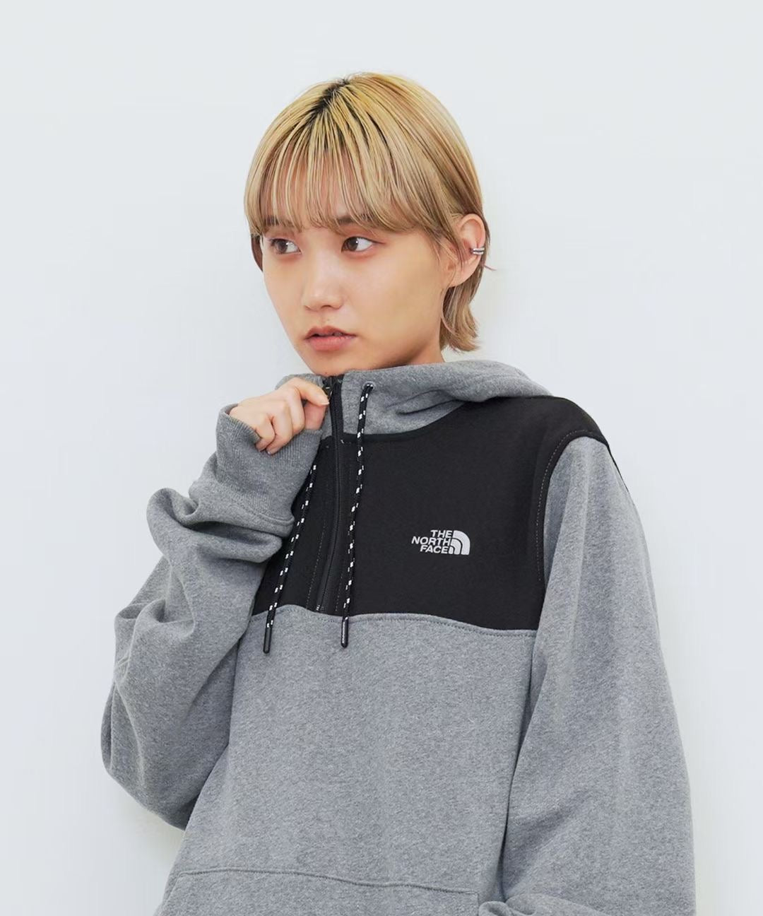 TNF 接拼hoodies