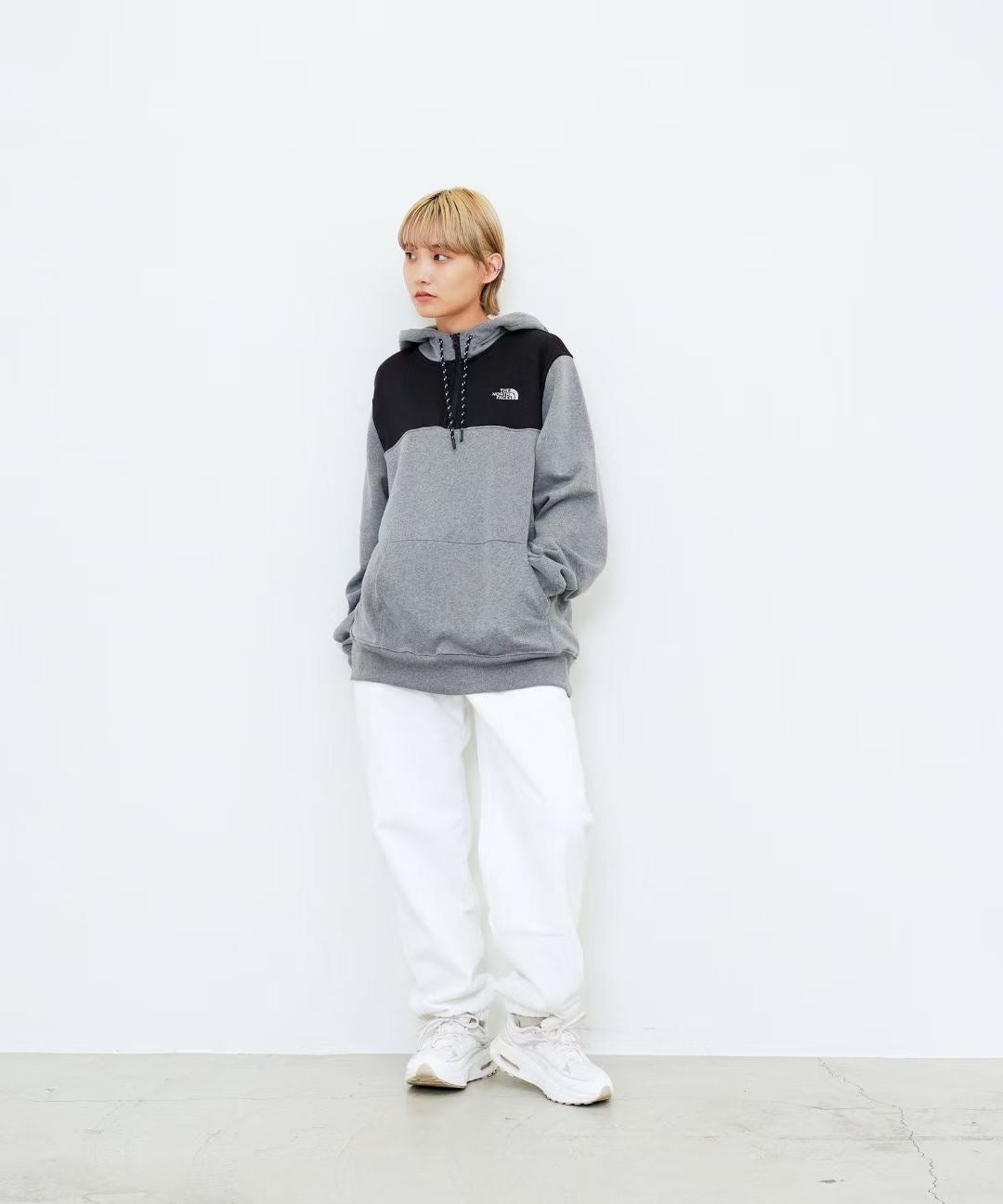 TNF 接拼hoodies
