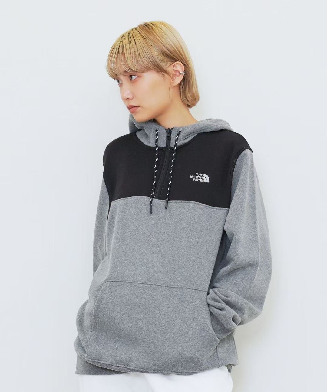 TNF 接拼hoodies