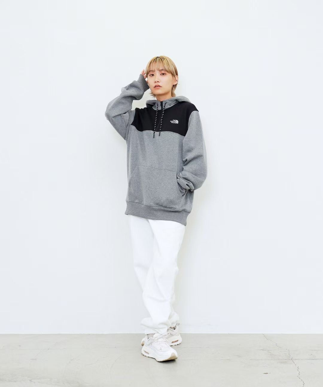 TNF 接拼hoodies