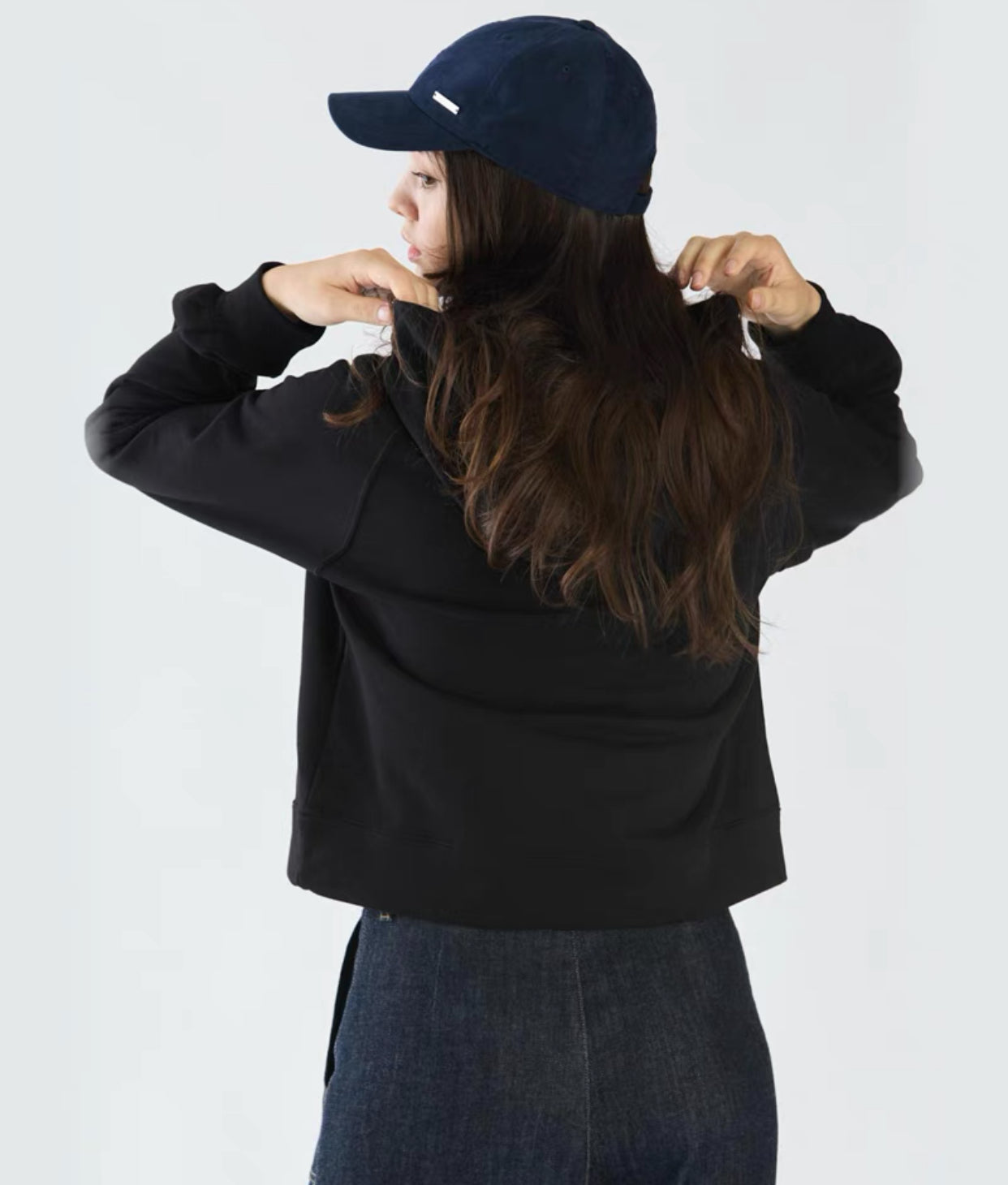 Agnes b 小logo hoodies