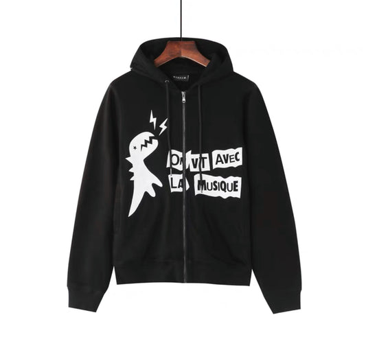 Agnes b dinosaur hoodies jacket