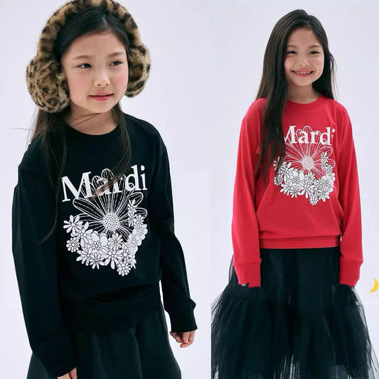 Mardi Mercredi童裝flower衛衣