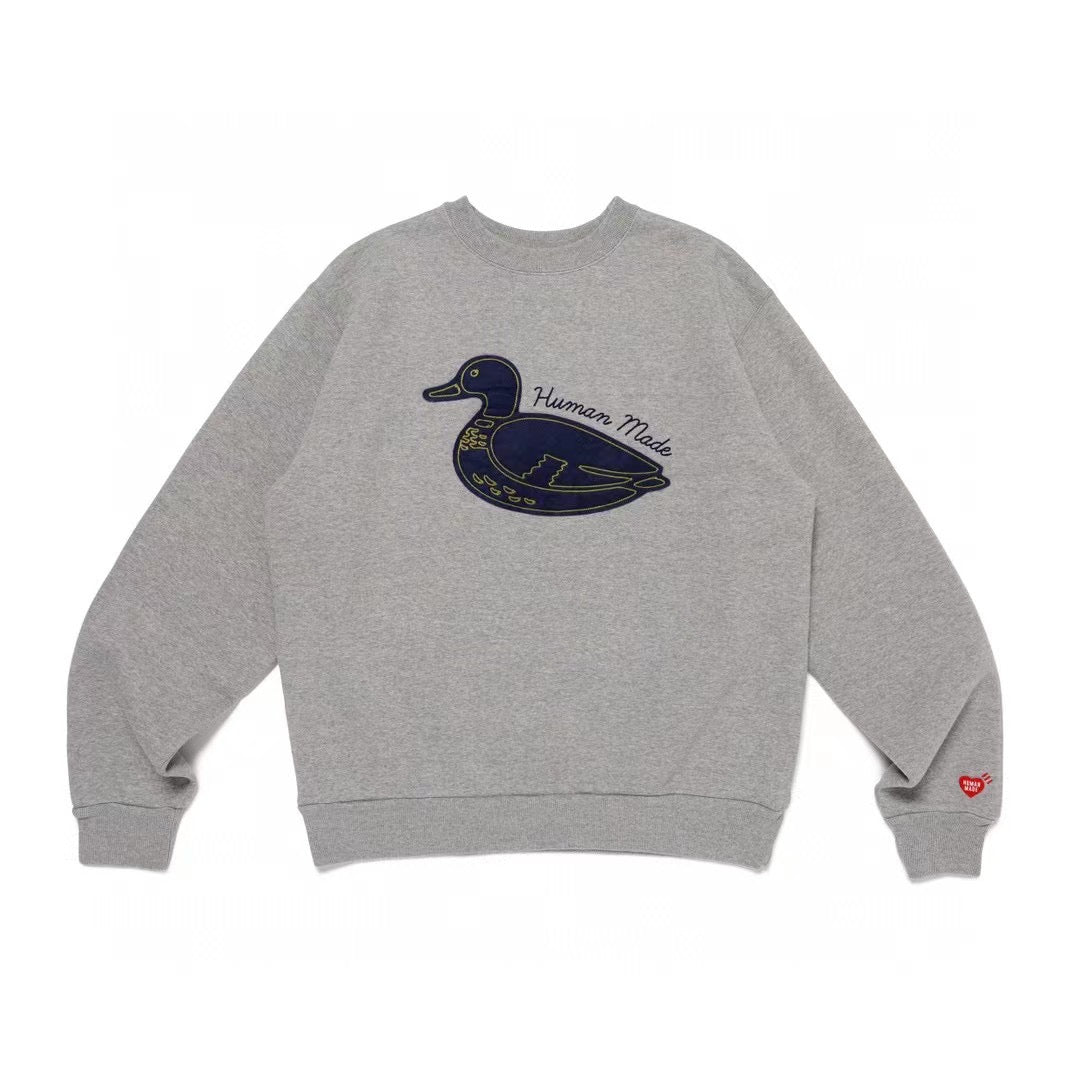 Human made duck 刺繡衛衣