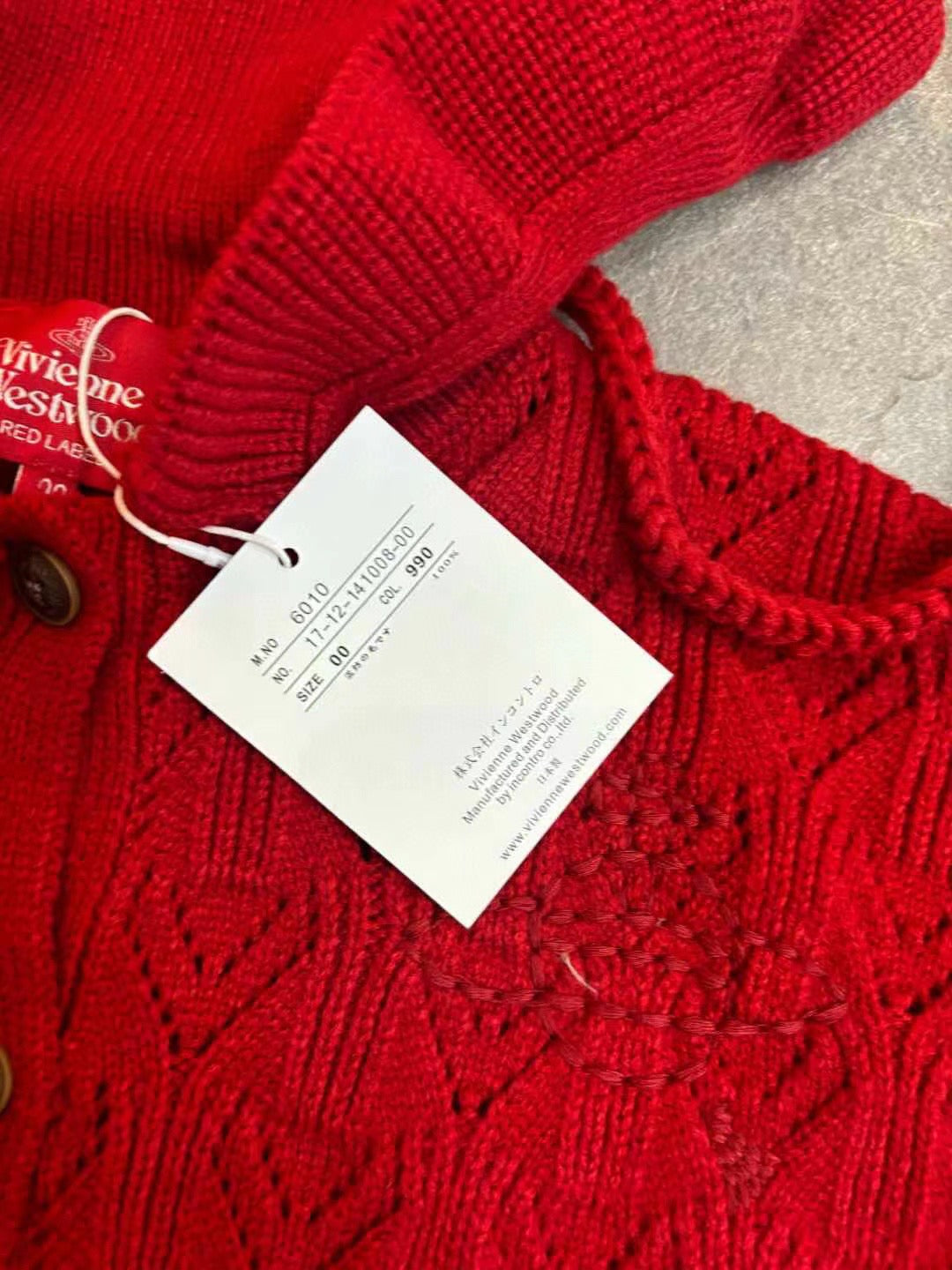 Vivienne Westwood荷葉領Cardigan