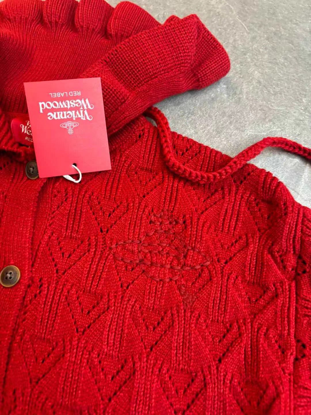 Vivienne Westwood荷葉領Cardigan