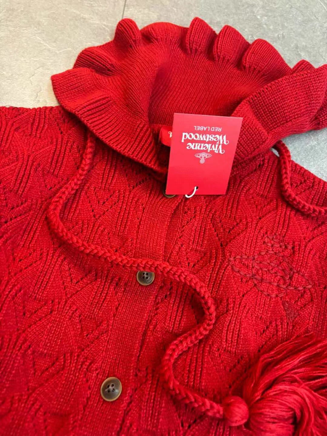 Vivienne Westwood荷葉領Cardigan
