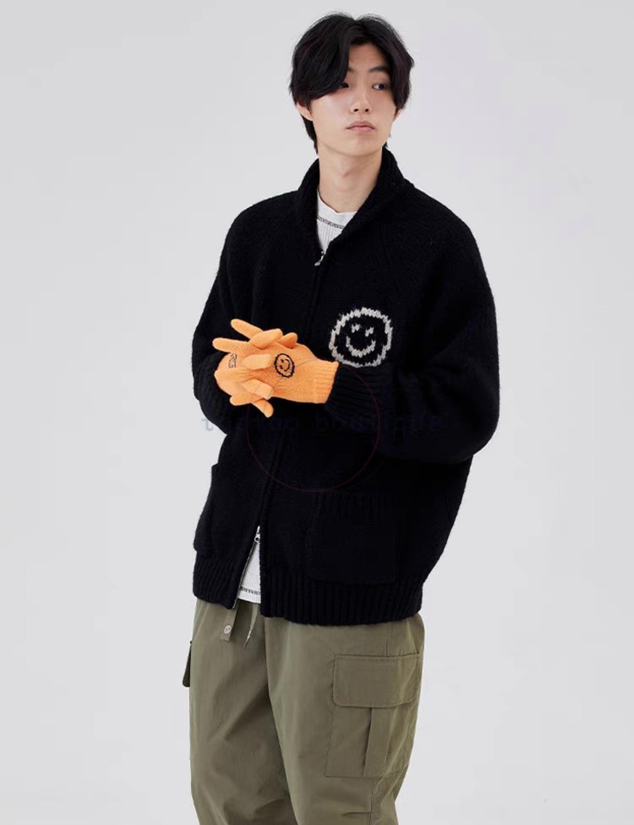 韓國ooowl smile sweater
