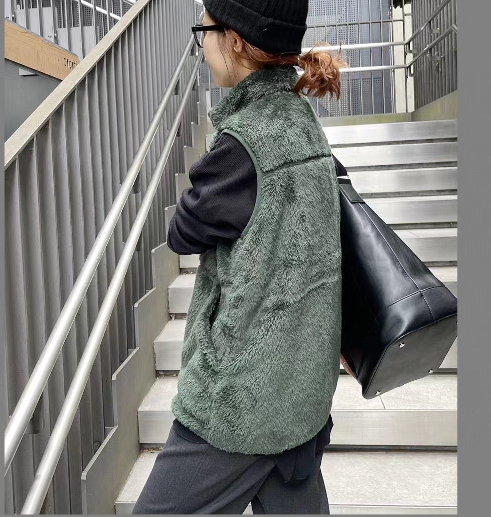 Champion 毛毛背心