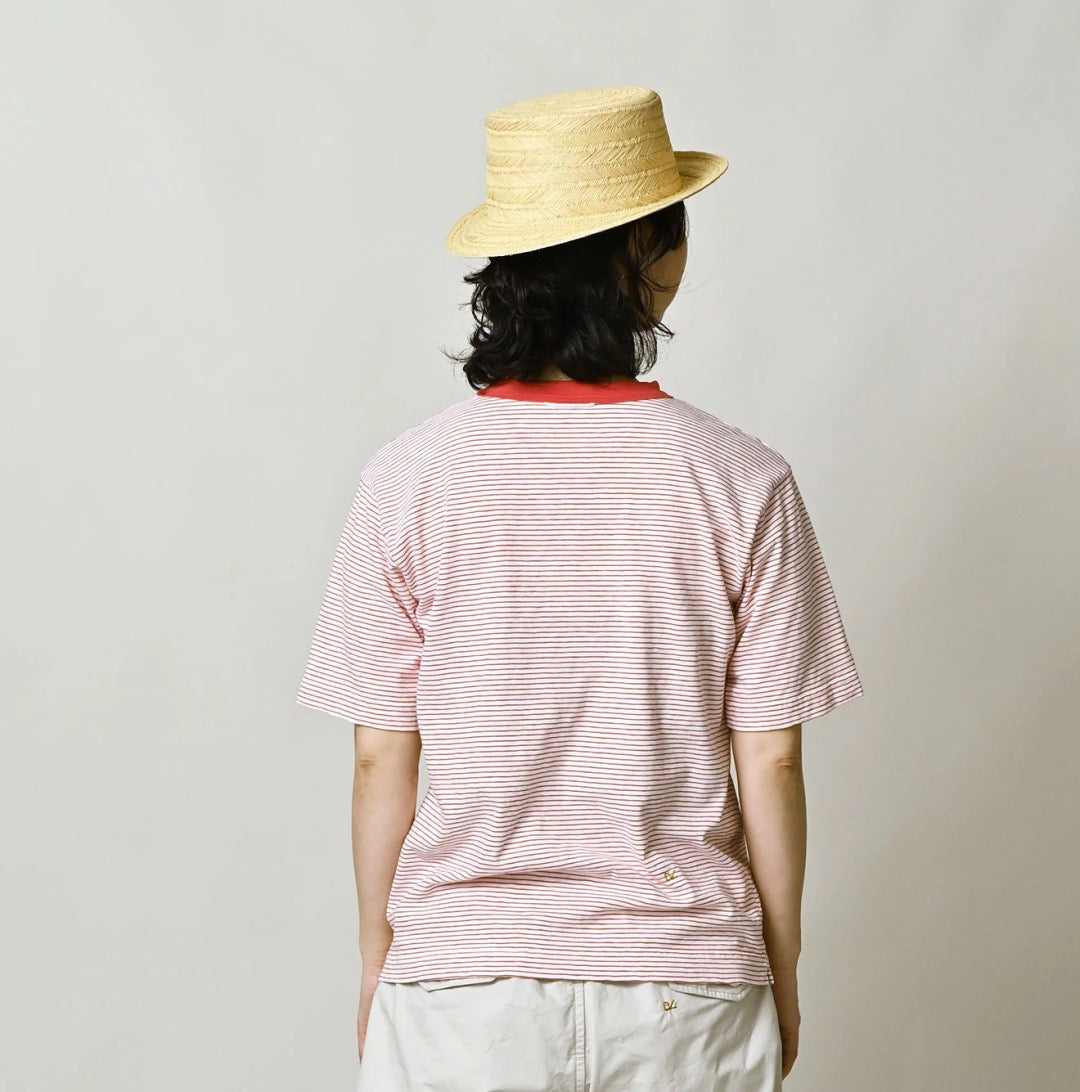 45R間條pocket tee