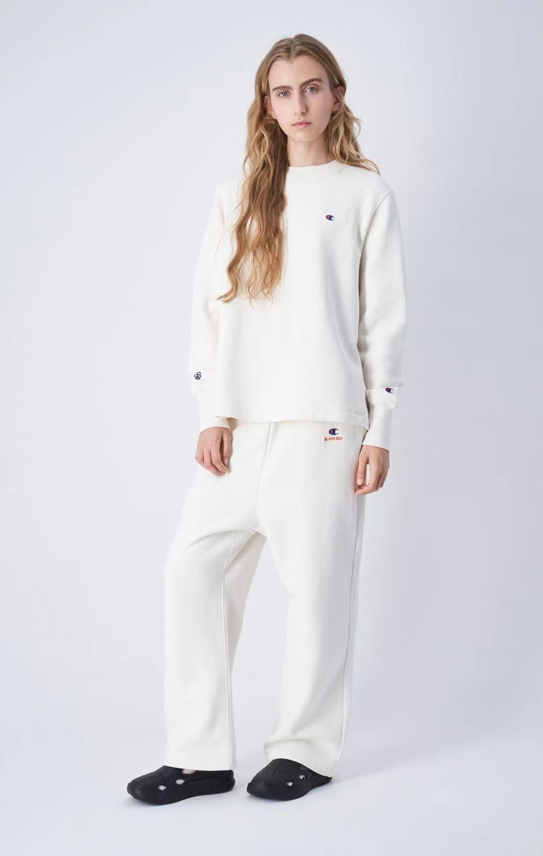 Champion x Beams boy圓領衛衣