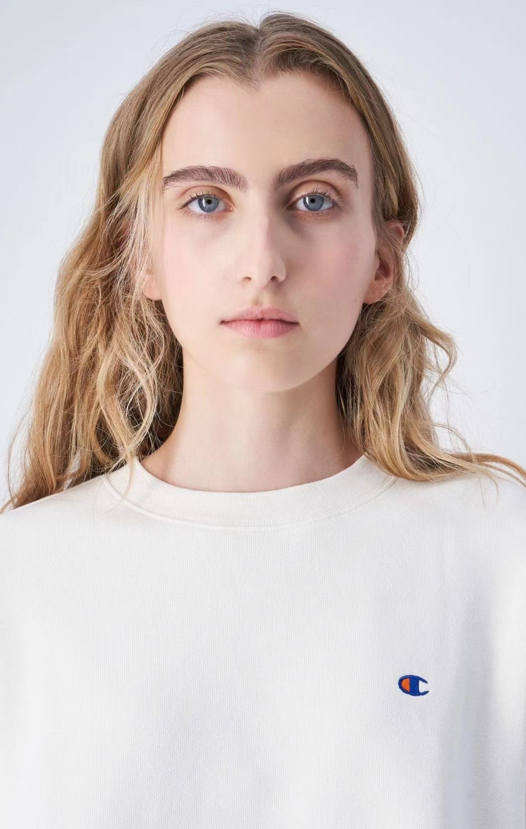 Champion x Beams boy圓領衛衣
