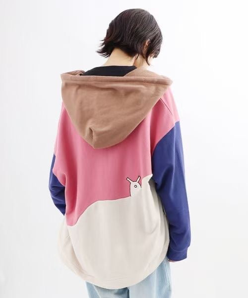 Scolar 接拼hoodies jacket