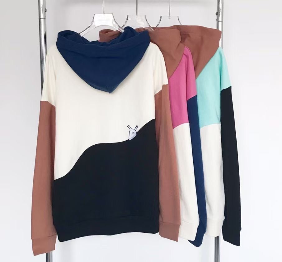 Scolar 接拼hoodies jacket