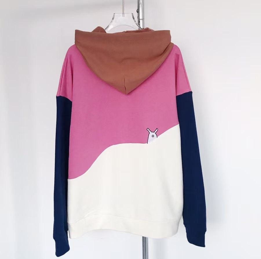 Scolar 接拼hoodies jacket