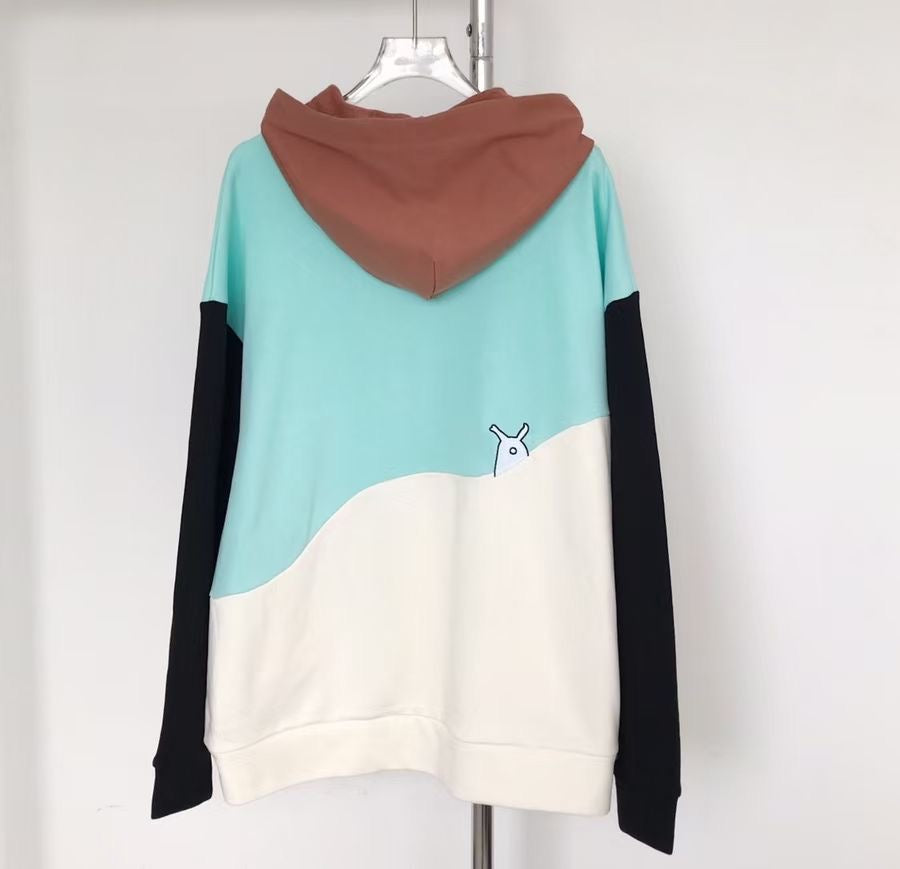 Scolar 接拼hoodies jacket