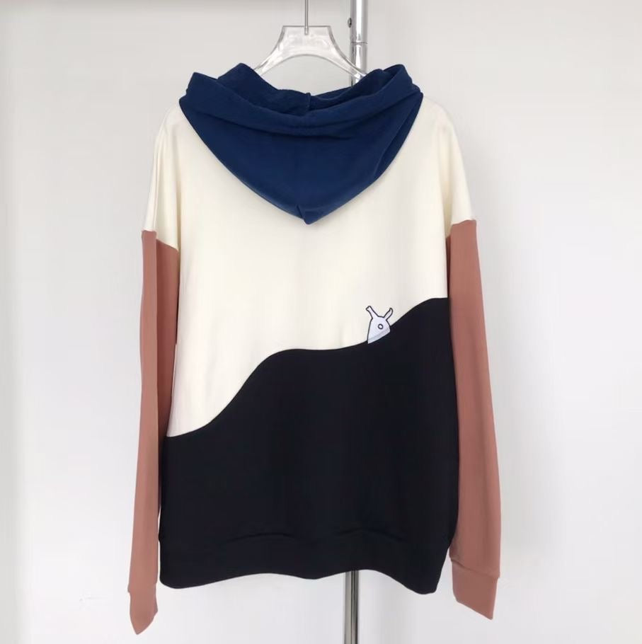 Scolar 接拼hoodies jacket